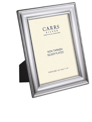 CARRS SILVER PLATED 7X5 PHOTOGRAPH FRAME LRW482*BXS-SS