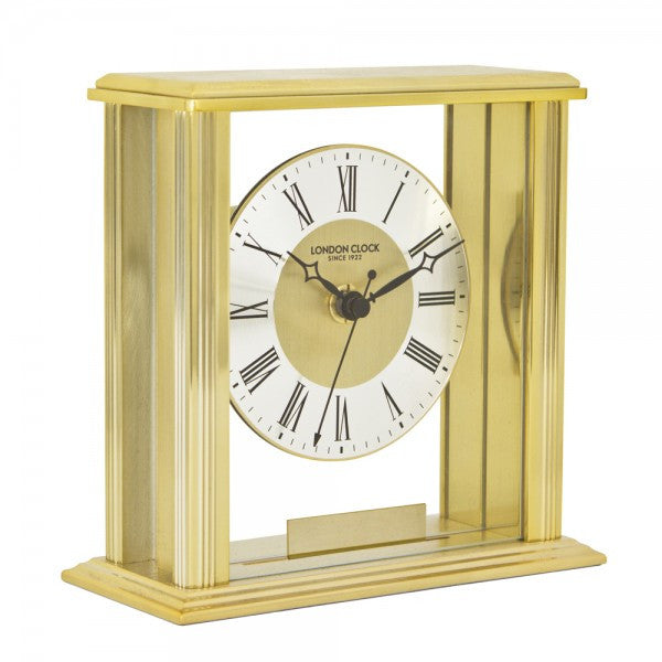 LONDON CLOCK CO FLAT TOP MANTLE CLOCK 06398 - Robert Openshaw Fine Jewellery