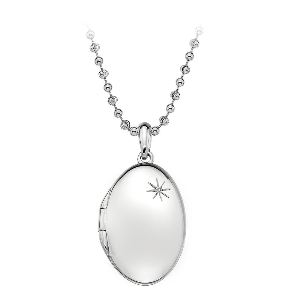Hot Diamonds Silver Oval Locket DP143