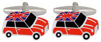 MINI UNION JACK ROOF CUFFLINKS 901438 - Robert Openshaw Fine Jewellery