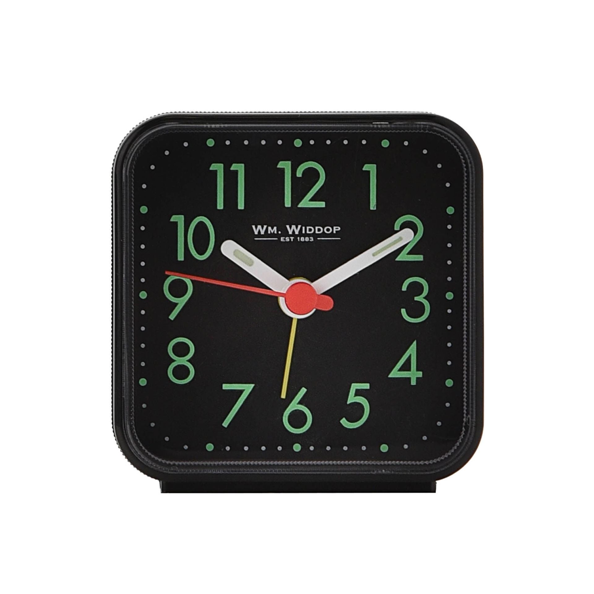 Square Alarm Clock - Black