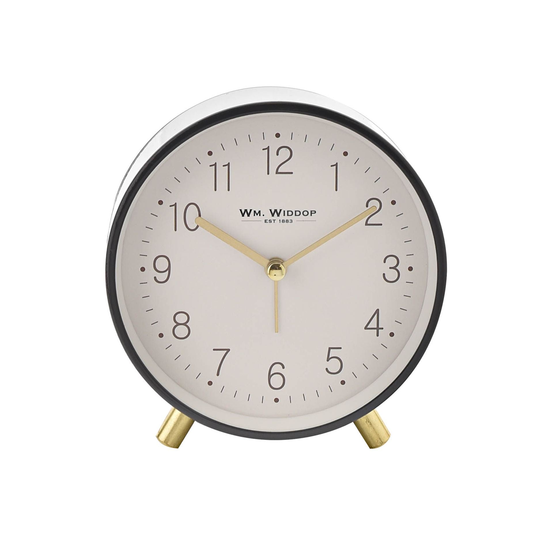 Round Alarm Clock - Grey