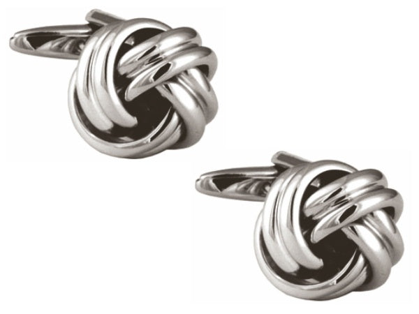 Large open rounded knot Cufflinks 909034