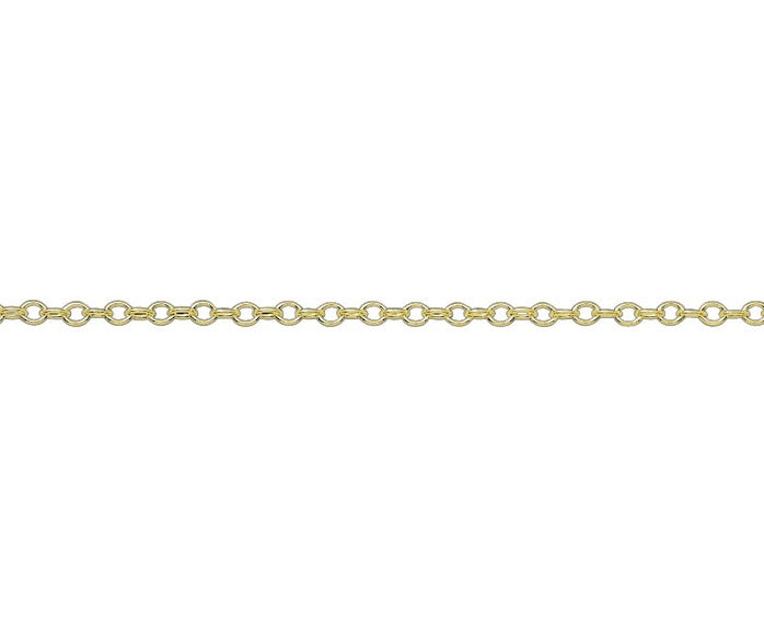9ct Yellow Gold 18" Trace Chain G1416A18