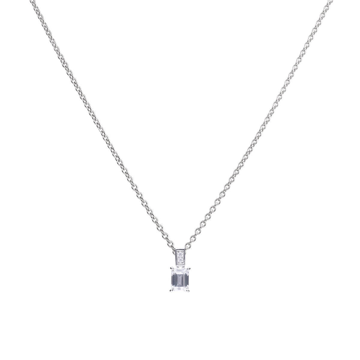 Diamonfire Emerald Cut Pendant P4784