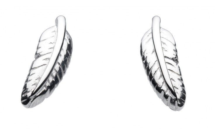 SILVER FEATHER STUDS 48258HP007