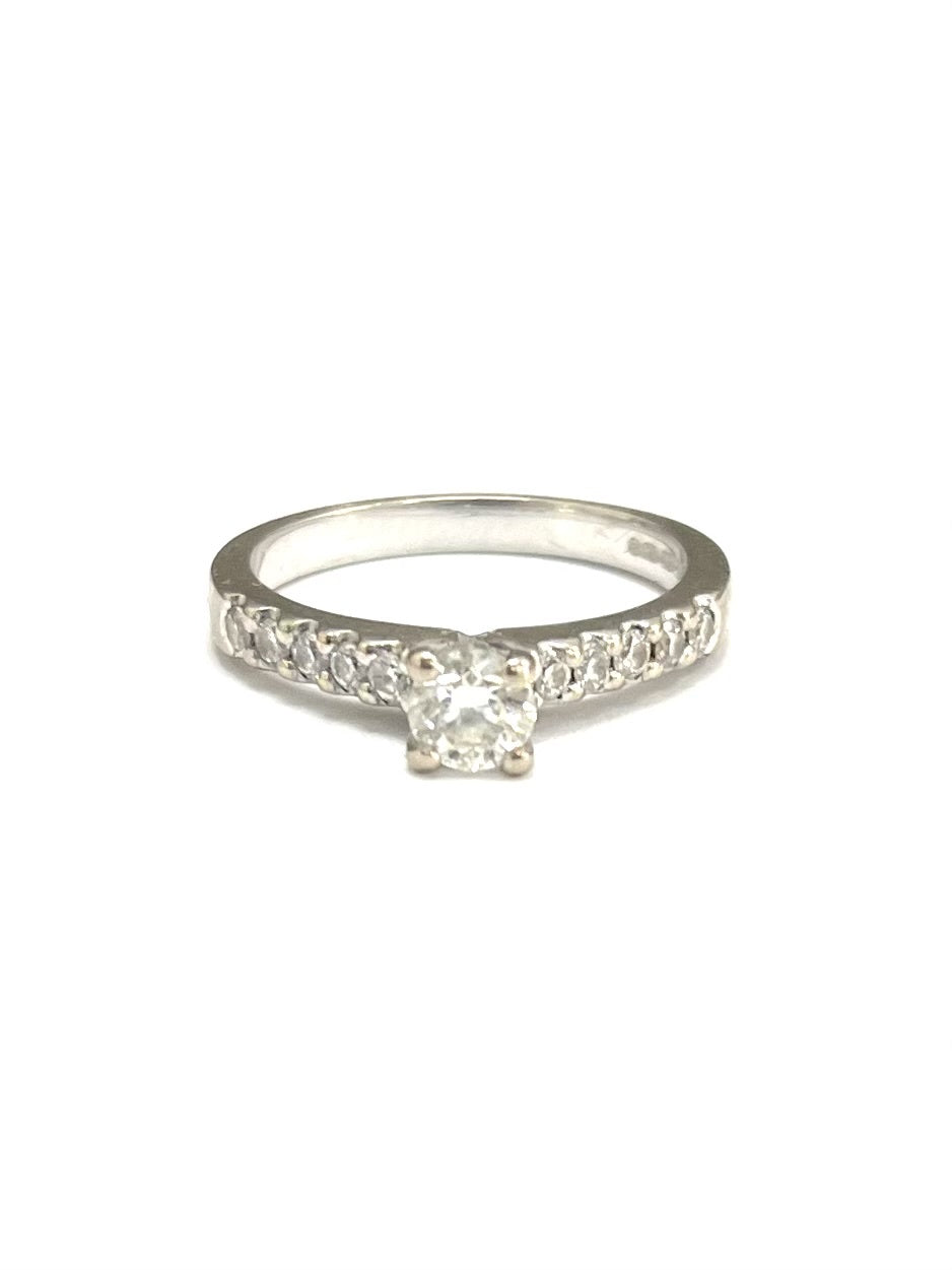 18ct White Gold 0.50cts Diamond Ring