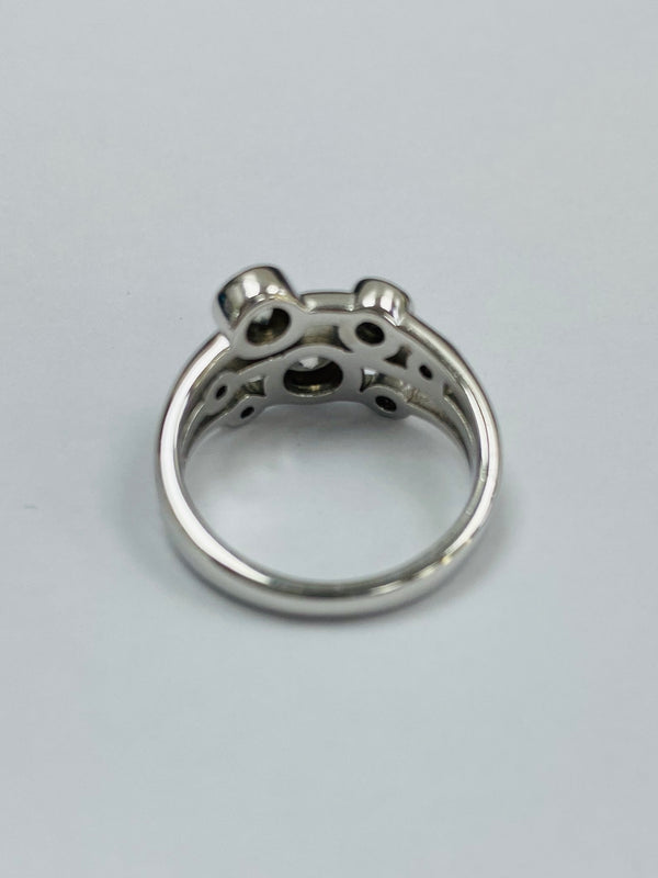 18ct White Gold 0.92cts Seven Stone Diamond Ring