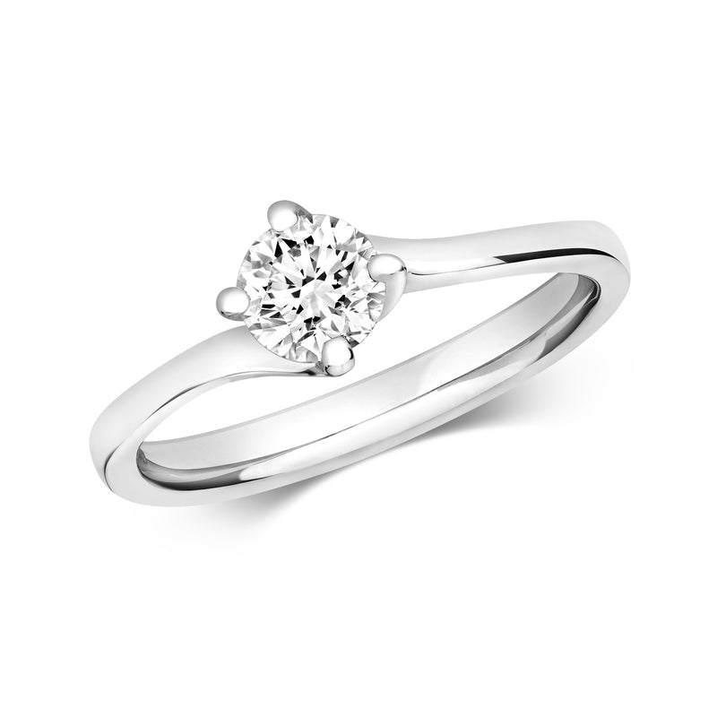 18ct White Gold 0.50cts Diamond Ring MQ101W050