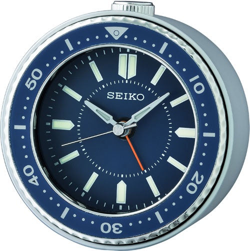 Seiko Dive Blue Alarm Clock