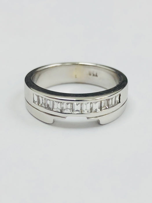 18ct White Gold  Eleven Stone Wedding/Eternity Ring. 0.55cts - BUNCH2 - Robert Openshaw Fine Jewellery