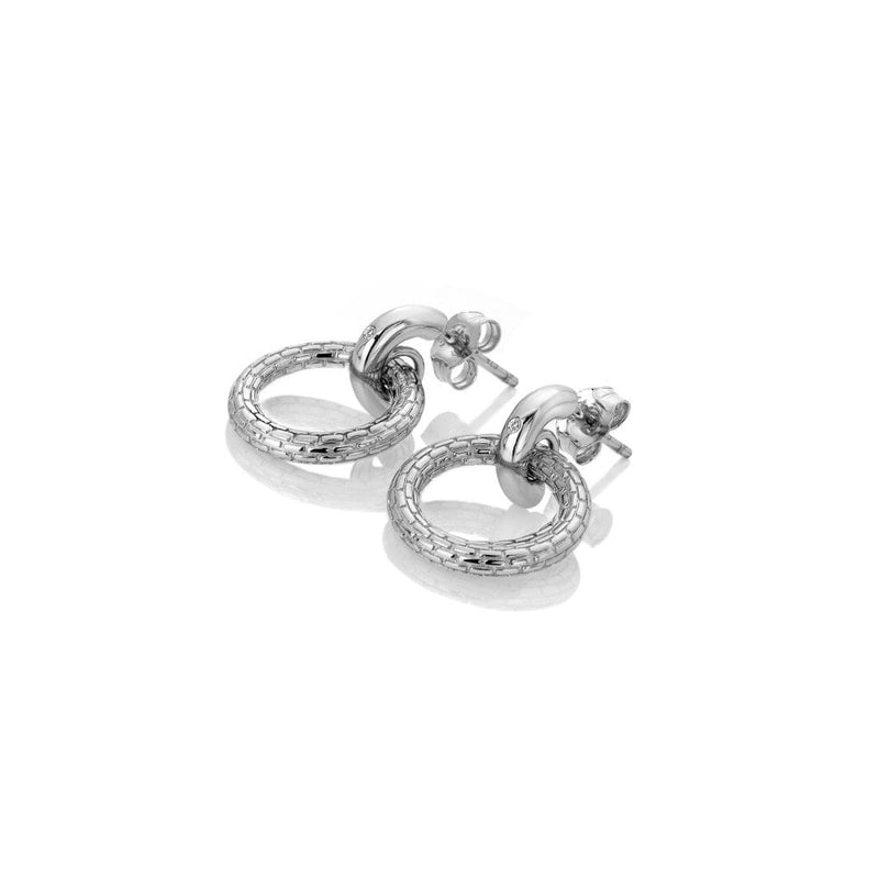 Hot Diamonds Woven Earrings