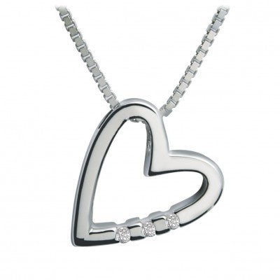 Hot Diamonds Head over Heels Heart DP007 - Robert Openshaw Fine Jewellery