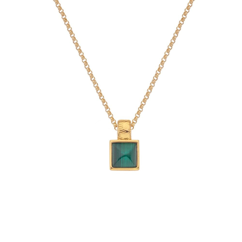 Jac Jossa Revive Malachite Pendant