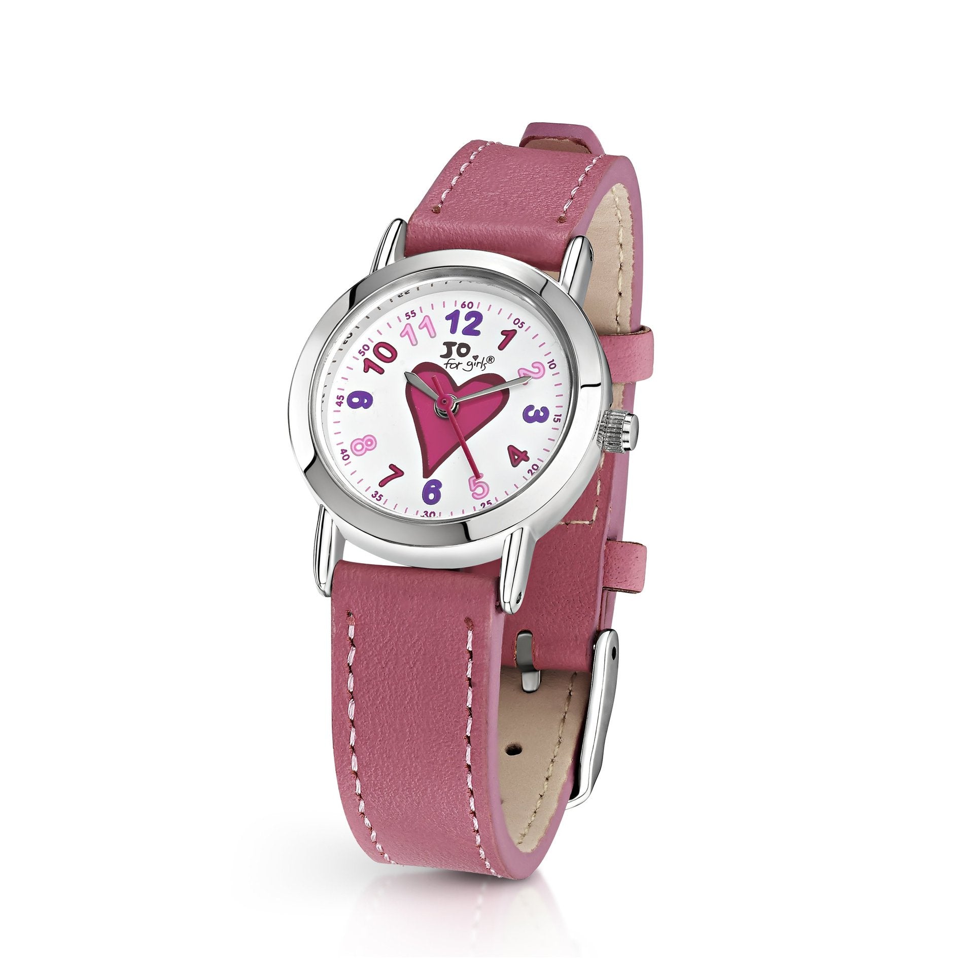 JO FOR GIRLS SILVER HEART WATCH 30M JW008