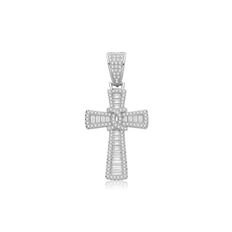 Silver CZ Cross