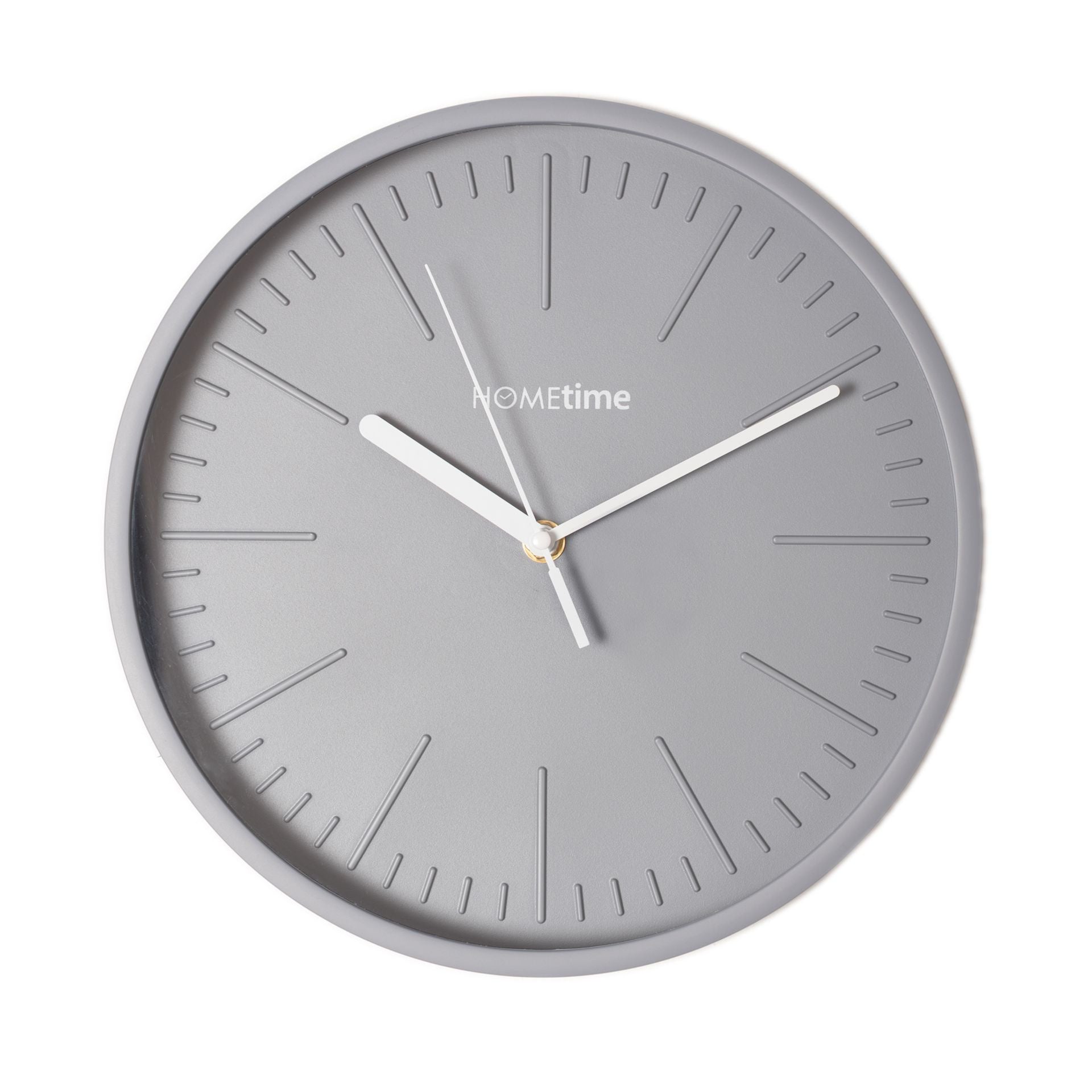 Round Grey Wall clock 28cm