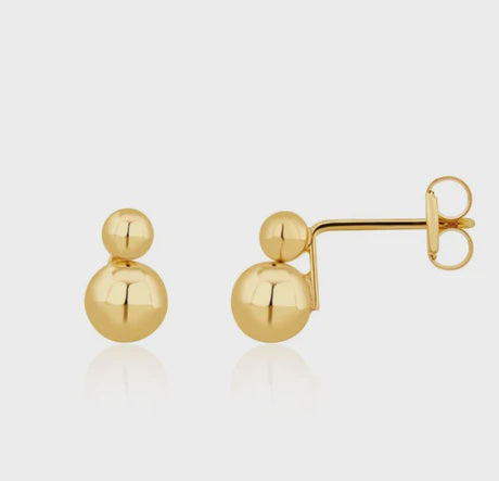 9ct Yellow Gold 7.5mm Ball Studs