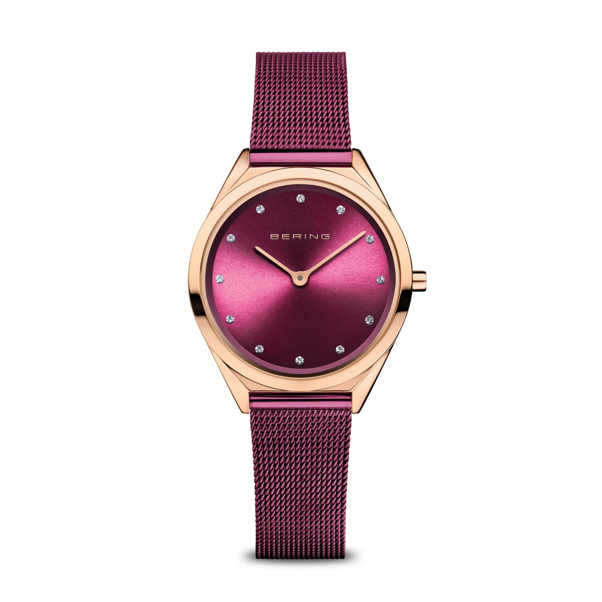 Bering Ultra Slim Polished Rose Watch