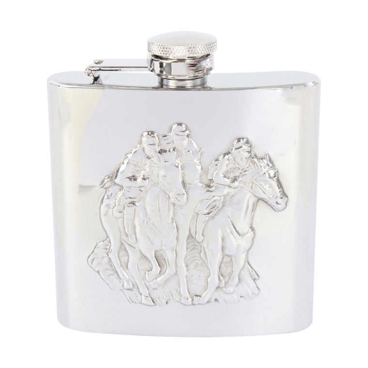 Hip Flask Horseracing Design – 6oz