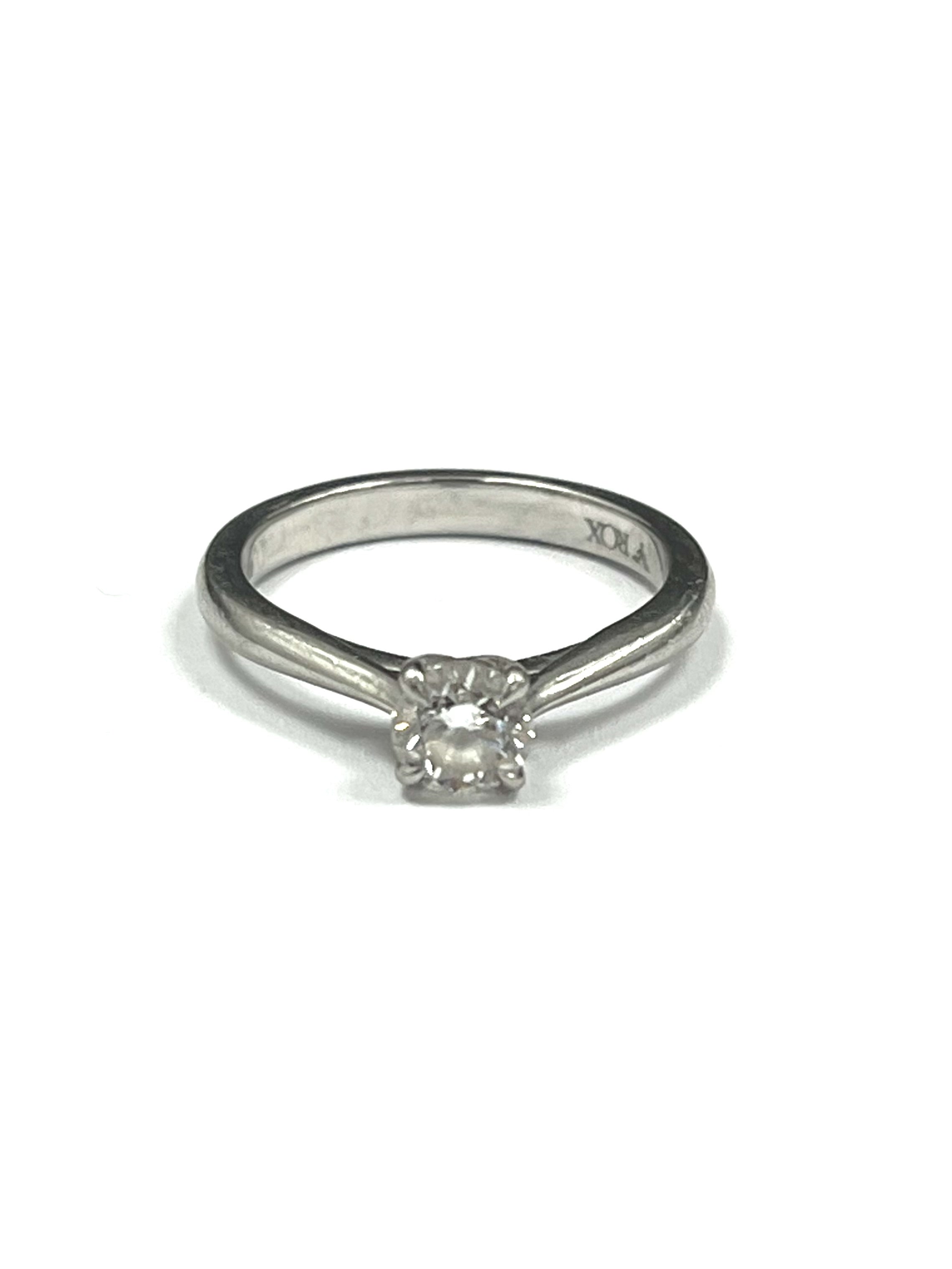 ROX – All Platinum 0.50cts Brilliant Cut Diamond Ring.