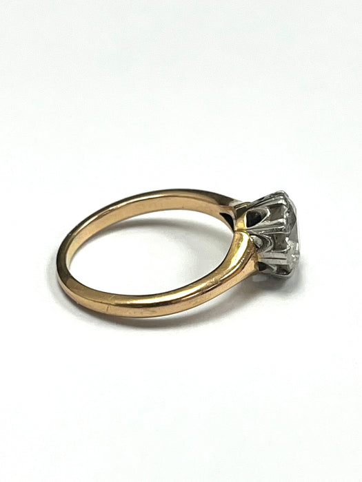 18ct Yellow Gold 2.30cts Diamond Solitaire Ring