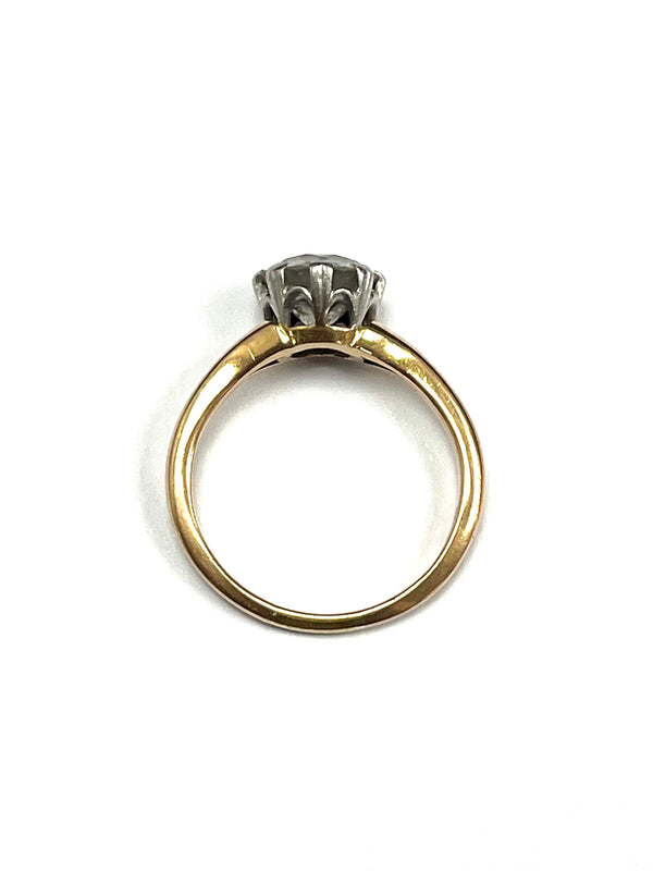 18ct Yellow Gold 2.30cts Diamond Solitaire Ring