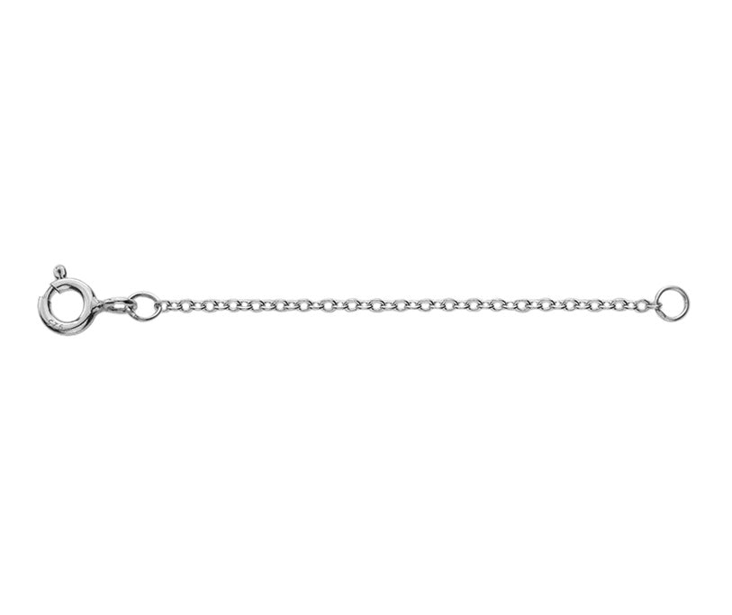 Silver 2" Trace Extender Chain