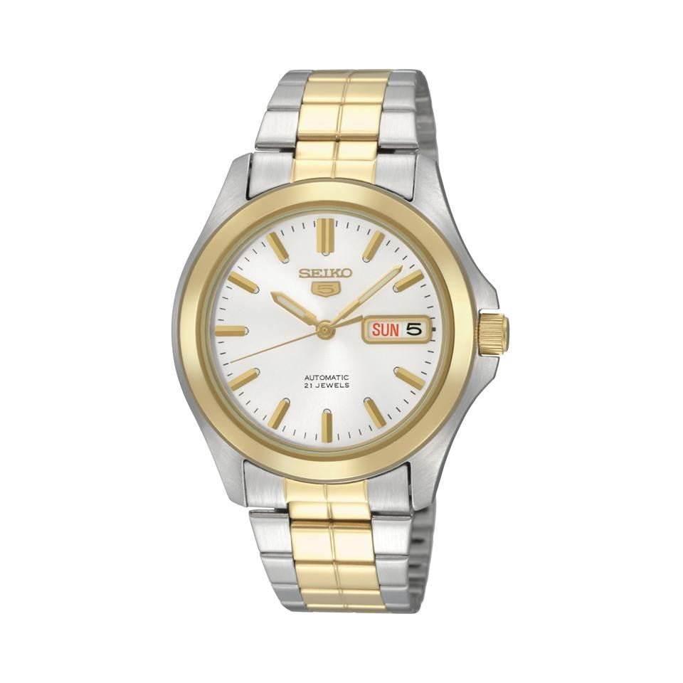 Seiko 5 Sports Two Tone Automatic Bracelet Watch