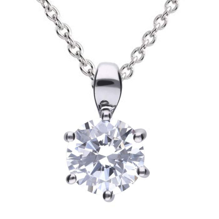 Diamonfire Six Claw 2.00cts Carat Pendant