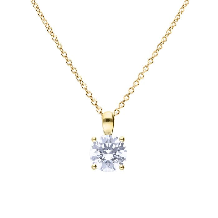 Diamonfire Four Claw 2.00 Carat Pendant