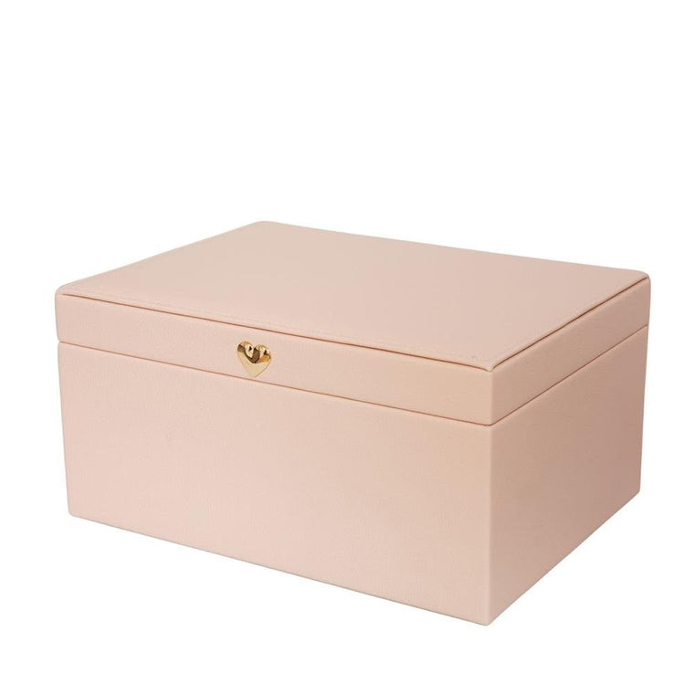 Pink Jewellery Box with Heart