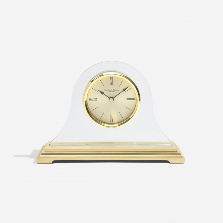 London Clock Co Gold Napoleon Mantel Clock