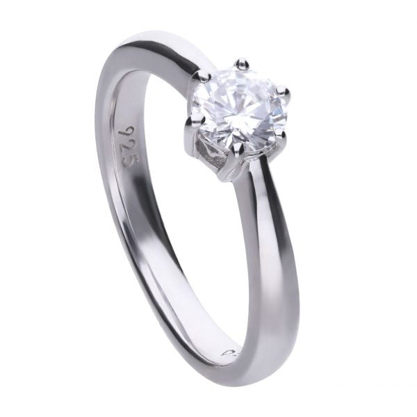 Diamonfire 6 Claw Solitaire Ring 0.75cts R3619
