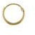 9CT YELLOW GOLD HINGED SLEEPER XGHSL11
