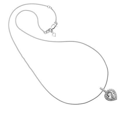 Diamonfire Silver CZ Heart Pendant 65-1199-1-082 - Robert Openshaw Fine Jewellery