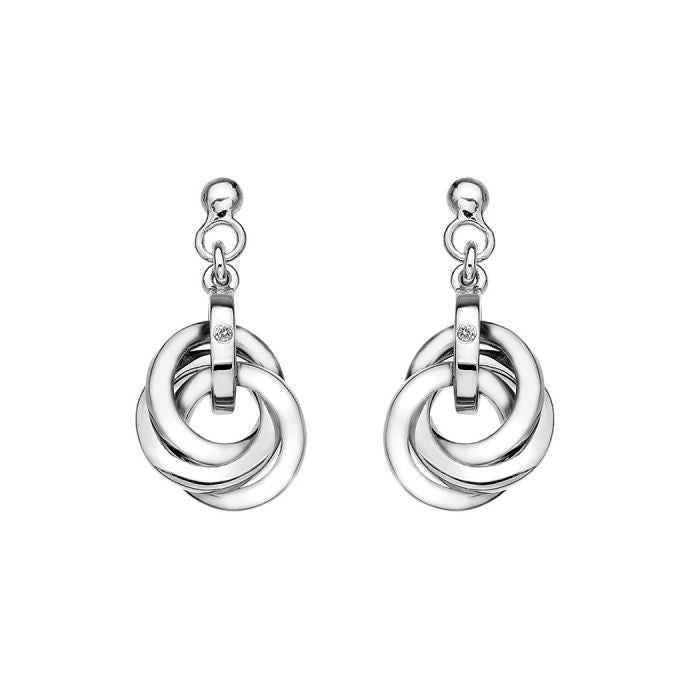 Hot Diamonds Silver Calm Earrings DE388