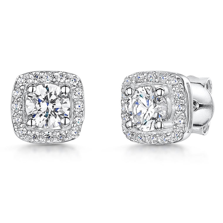 Jools Silver CZ Earrings KPE2685