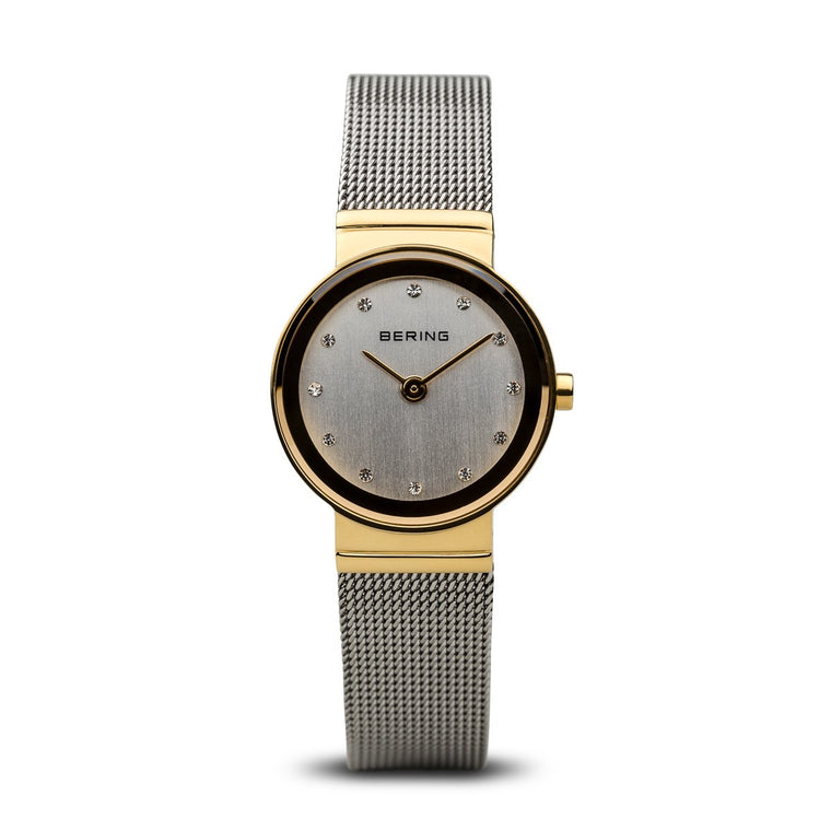 Bering Womans Classic Polished Gold Watch 10126-001