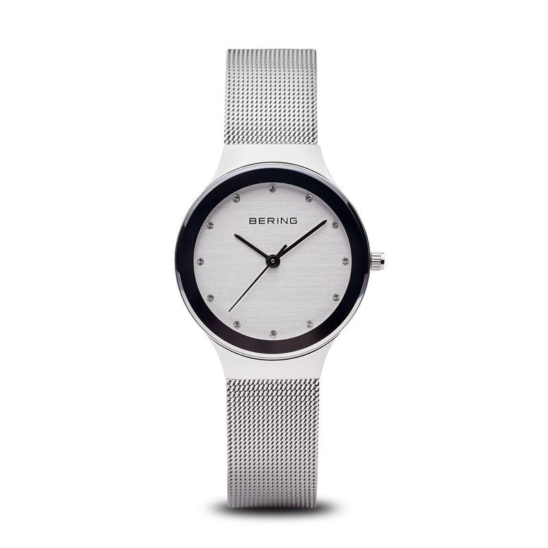 Bering Womans Classic Polished Silver Watch 12934-060 - Robert Openshaw Fine Jewellery