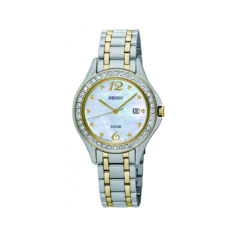 SEIKO LADIES TT SOLAR 30M WATCH SUT312P9