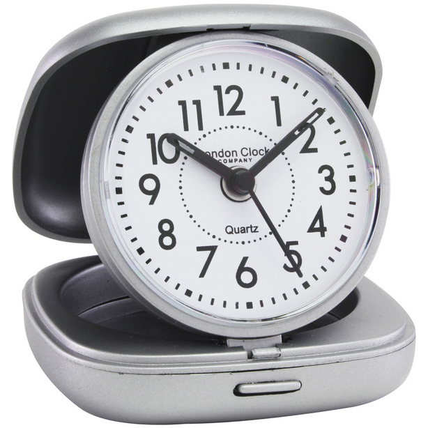 LONDON CLOCK CO FOLDING TRAVEL ALARM 32212