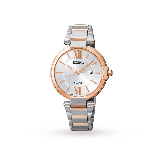SEIKO LADIES TT SOLAR 30M DATE SUT156P1