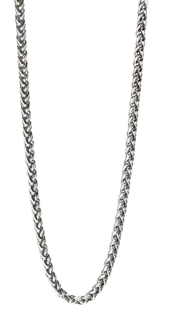 Fred Bennett Steel Twisted Link Necklace N4209