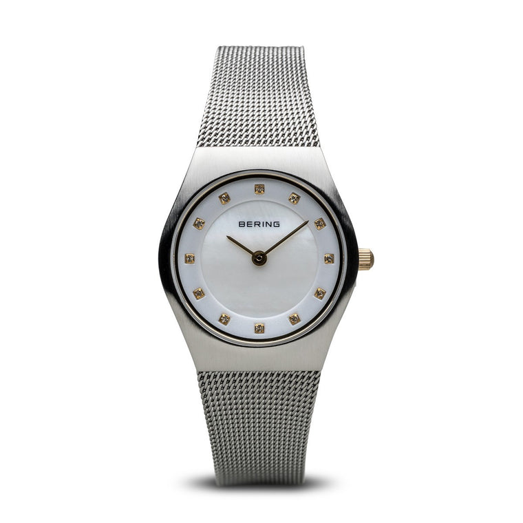 Bering Womens Brushed Silver Watch 11927-004