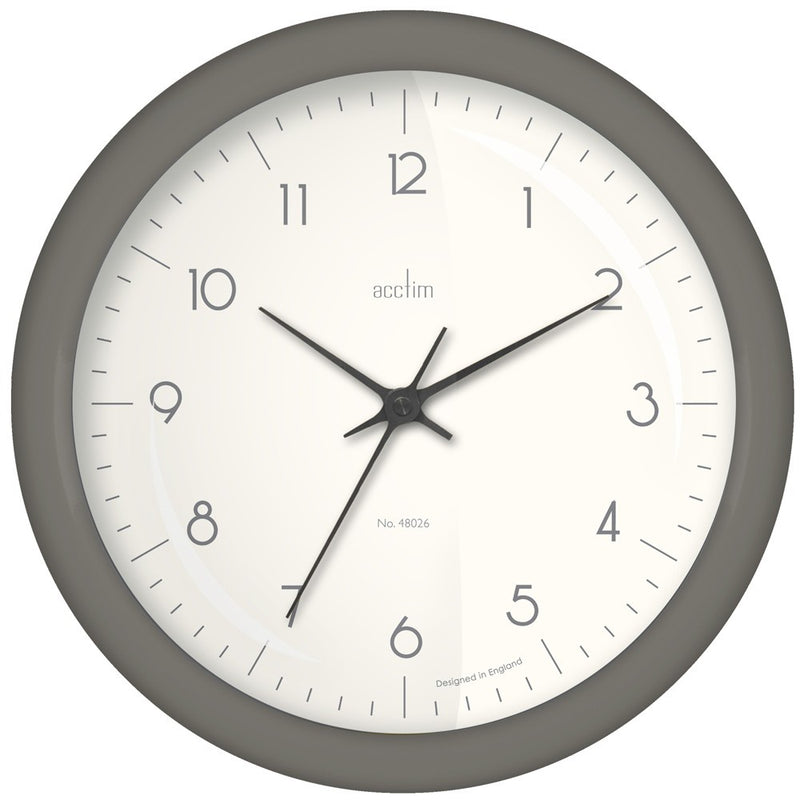 Acctim "Chiltern" 24cm Metal Wall Clock in London Sky 29477 - Robert Openshaw Fine Jewellery