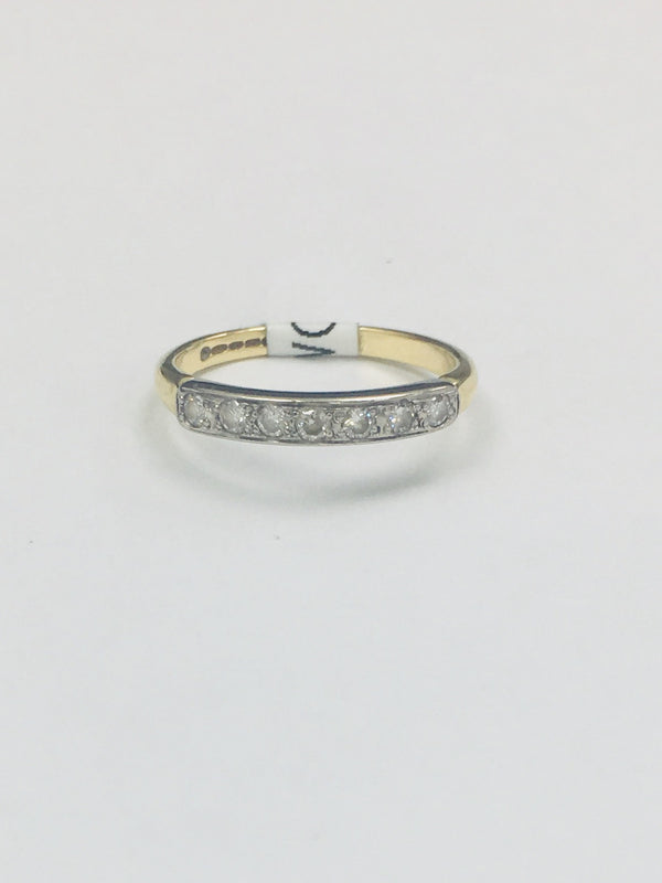 18ct Yellow Gold 0.28cts Eternity Ring