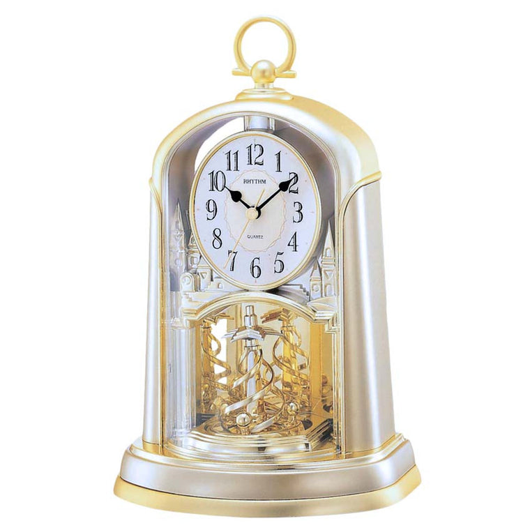 Rotating Twist Pendulum Clock - Gold 4SG711WR18
