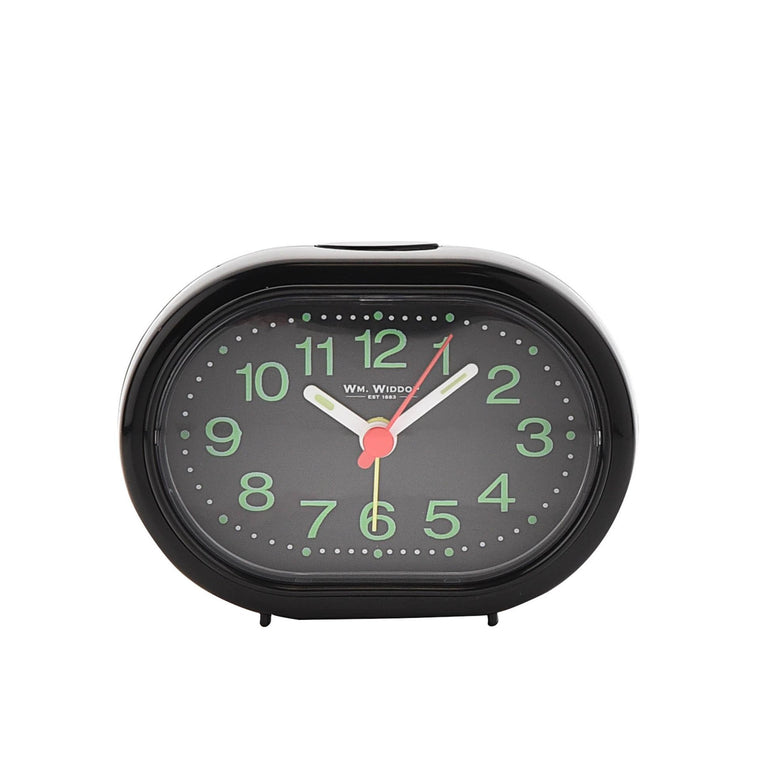 Oval Beep Alarm Clock - Black 5155B