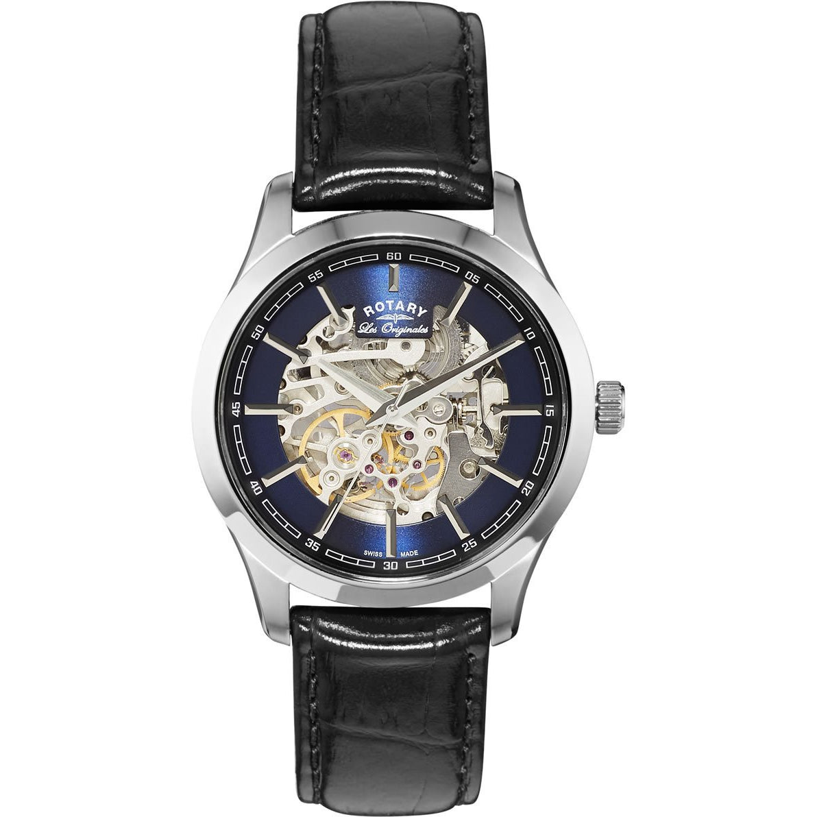 ROTARY GENTS AUTOMATIC LES ORIGINALS STRAP WATCH GS90525/05 - Robert Openshaw Fine Jewellery